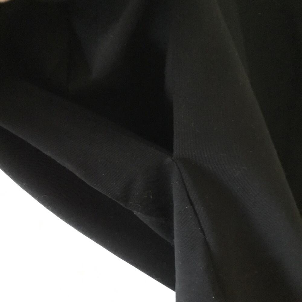 Sans & Sans Black Cap-Sleeved Dress With Tie - Picture 11 of 15